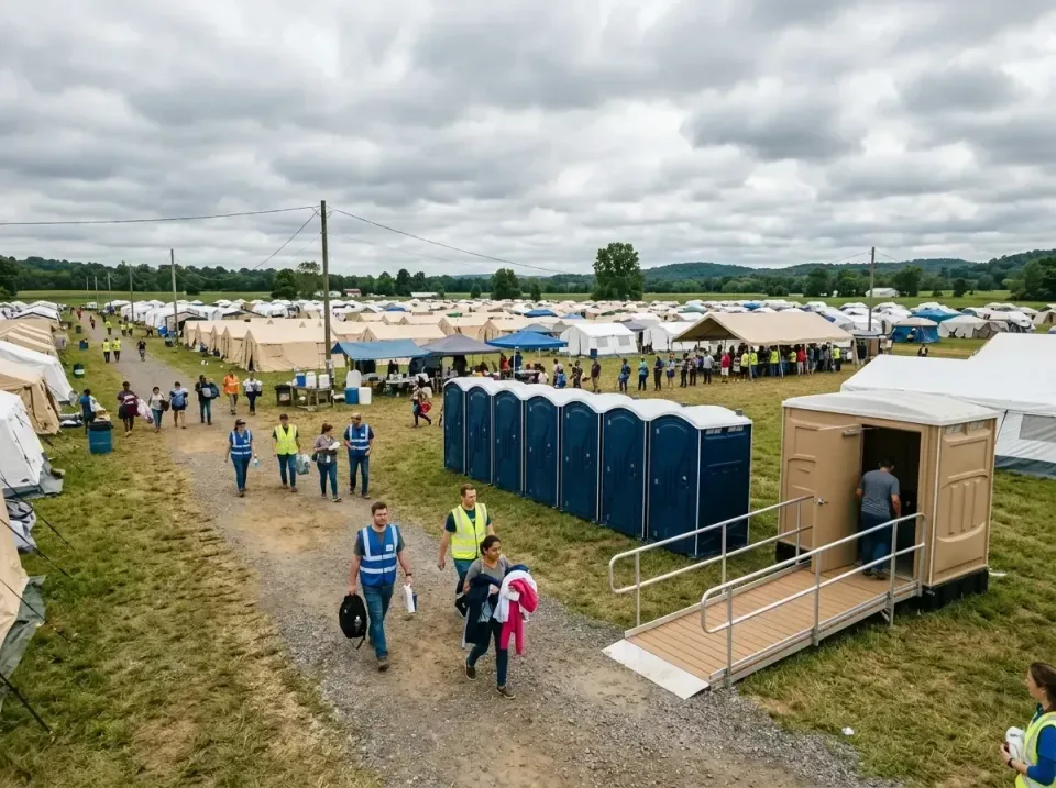disaster-relief-camp-restrooms-010 — frequently asked questions, Dumpster & Portable Bathrooms Rental in Wilson, PA